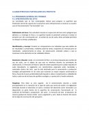 CARACTERISTICAS PARTICULARES DEL PROYECTO