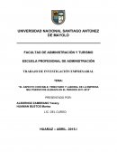 El aspecto contable, tributario y laboral de la empresa multiservicios alenaza en el periodo 2011-2012