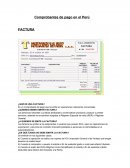 Es un comprobante de pago que se emite en operaciones netamente comerciales.