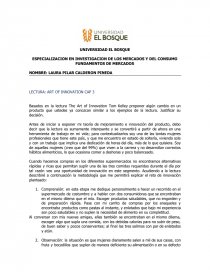 LECTURA: ART OF INNOVATION. Página 1