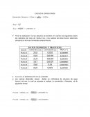Para la realización de los cálculos se tendrán en cuenta los siguientes datos del diámetro del tubo de Venturi