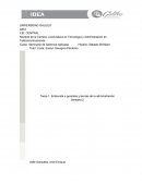 A continuación se presentara un trabajo que consta de dos partes