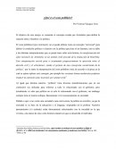 El objetivo de este ensayo es comentar el concepto creado por Aristóteles para definir la relación entre el hombre y la política.