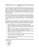 INFORME CAPITULOS 18, 19 Y 20 (INTRODUCCION AL ESTUDIO DE TIEMPO OIT)