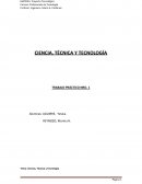 Compare los conceptos de ciencia y tecnología del apunte con respecto al texto de educación tecnológica y determina si se corresponde.