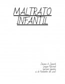 El maltrato hacia los menores de 18 años es considerado un delito
