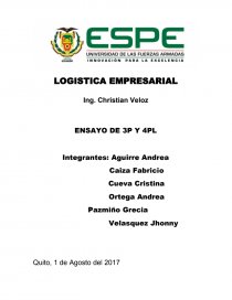 3PL y 4PL: Tendencias en logística. Página 1