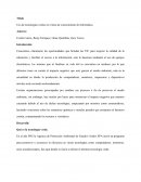 Uso de tecnologías verdes en el área de conocimiento de Informática.