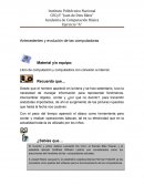 El nuevo Libro de computación y computadora con conexión a Internet.