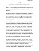 Tema #2 La Importancia del Capital Humano en las Organizaciones