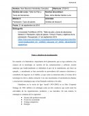 Taller. Pasos y objetivos de la planeación
