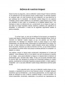 Defensa de nuestras lenguas