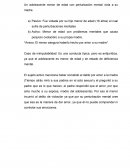 Anexo: El menor asegura haberlo hecho por amor a su madre