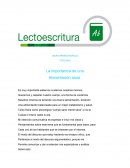 La importancia de una Alimentación sana