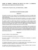 GUIA INTERACTIVA DONDE ESTAN MIS VALORES Situación # 1