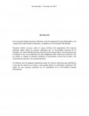 En el presente trabajo hacemos referencia a una investigación de tipo bibliográfico