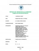 PROYECTO DE PROYECCION A LA COMUNIDAD “CHARLA DE EDUCACION SEXUAL”