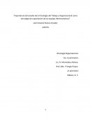 Importancia del estudio de la Psicología del Trabajo y Organizacional como estrategia de capacitación de los equipos Administrativos