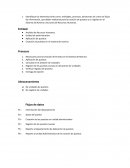 Identifique los elementos tales como: entidades, procesos, almacenes así como los flujos de información