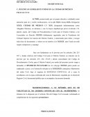 DEMANDA DE DIVORCIO CON CONVENIO