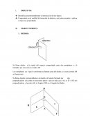 Identificar experimentalmente la intersección de dos planos