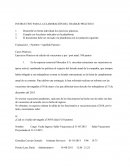 INSTRUCTIVO PARA LA ELABORACIÓN DEL TRABAJO PRÁCTICO