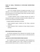 GUION DE CHARLA: PREVENCION DE INFECCIONES RESPIRATORIAS AGUDAS