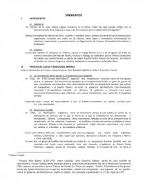 SINDICATOS EN ESPAÑA. Página 1