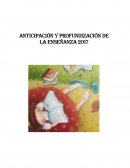 ANTICIPACIÓN Y PROFUNDIZACIÓN DE LA ENSEÑANZA 2017