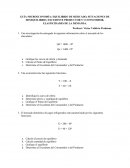 GUÍA MICROECONOMÍA: EQUILIBRIO DE MERCADO, SITUACIONES DE DESEQUILIBRIO, EXCEDENTE PRODUCTOR Y CCONSUMIDOR, ELASTICIDADES DE LA DEMANDA
