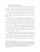 Desigaualdad y contexto politico chileno