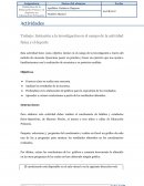 Trabajo: Iniciación a la investigación en el campo de la actividad física y el deporte