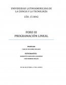 PROGRAMACIÒN LINEAL Burroughs Grament Company