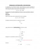 PROBLEMA DE OPTIMIZACIÓN, CON DERIVADAS.
