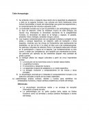 Taller Antropología