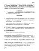Contrato de Prenda Sin Transmicion de posesion
