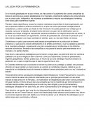 LA LUCHA POR LA PERMANENCIA