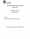 Preparatoria No. Administración de Redes Configuración de IP
