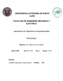 Laboratorio de Algoritmos Computacionales