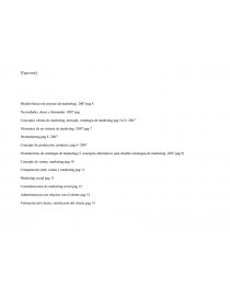 Modelo básico de proceso de marketing- 2007. Página 1