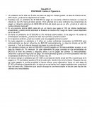 TALLER # 1 PROFESOR: Carlos A. Figueroa A.