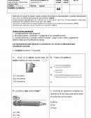 Prueba matematica para segundo basico