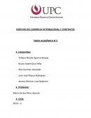 DERECHO DEL COMERCIO INTERNACIONAL Y CONTRATOS TAREA ACADÉMICA N°2