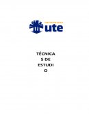 TÉCNICAS DE ESTUDIO. SUBRAYADO. ESQUEMA