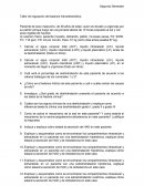 Taller de regulación del balance hidroelectrolitico