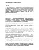 CRECIMIENTO Y CICLOS ECONOMICOS Y SU ANALISIS