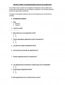 Sociologia ENCUESTA SOBRE LAS ORGANIZACIONES SOCIALES EN HUAMACHUCO