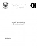 Análisis del documental “El cuerpo enamorado”