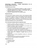 CASO PRÁCTICO Nº 3 ESTRATEGIAS POLICIALES – POSIBLE MICROTRÁFICO EN UN ESTABLECIMIENTO EDUCATIVO