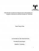 La nueva Intervención arte-terapéutica en mujeres víctimas del conflicto armado en Colombia